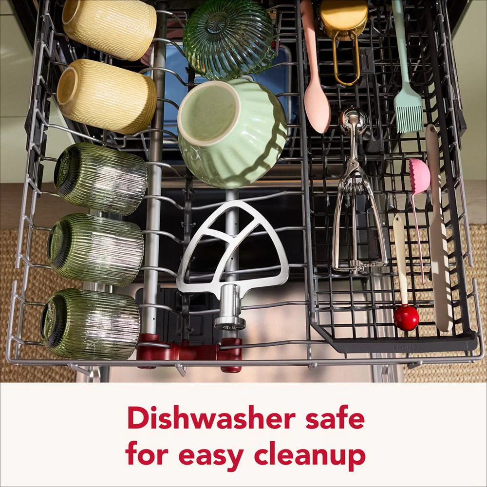 KitchenAid - Stainless Steel Flat Beater for 4.5 and 5 Quart Tilt-Head Stand Mixers - KSMTHFBSS