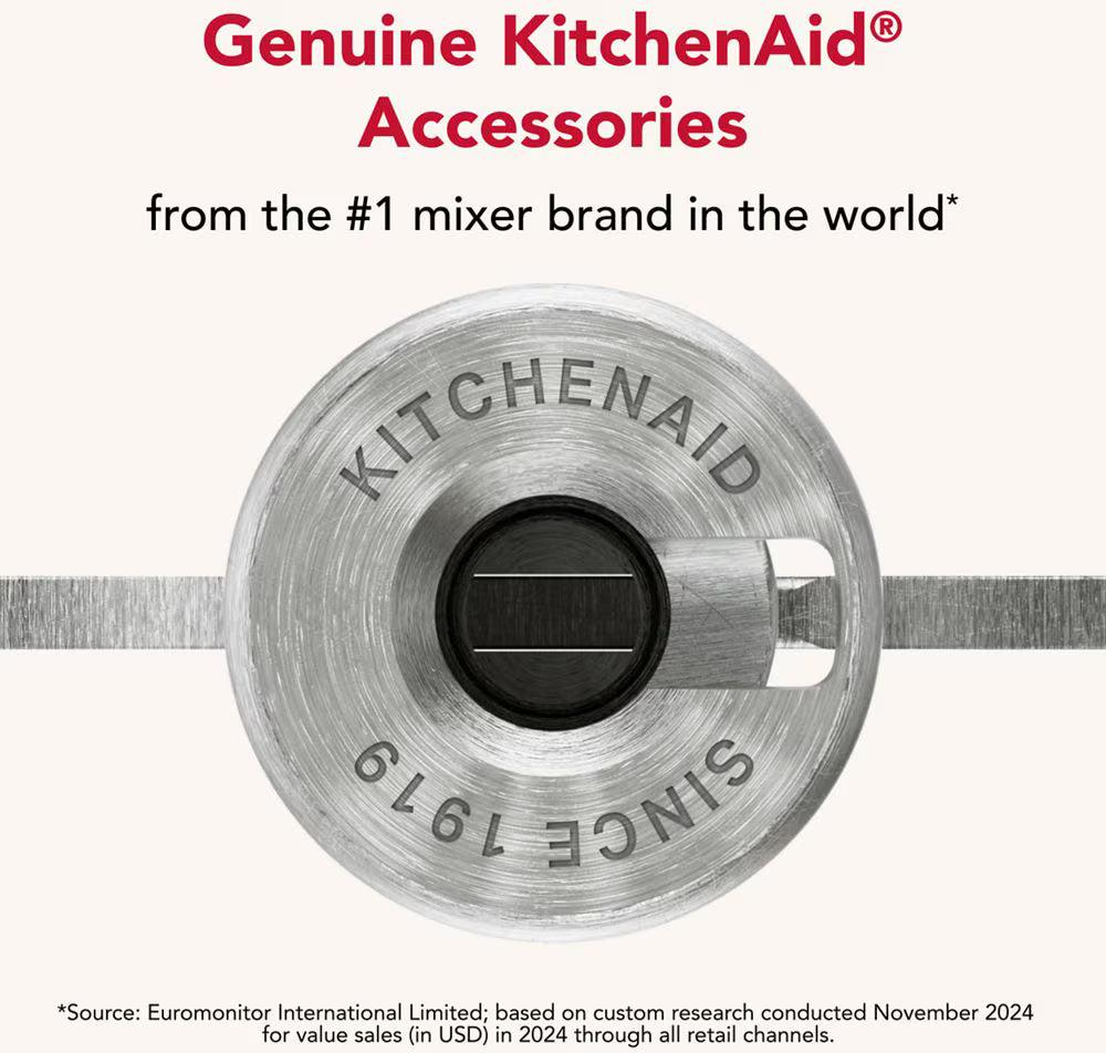 KitchenAid - Stainless Steel Flat Beater for 4.5 and 5 Quart Tilt-Head Stand Mixers - KSMTHFBSS