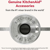 KitchenAid - Stainless Steel Flat Beater for 4.5 and 5 Quart Tilt-Head Stand Mixers - KSMTHFBSS