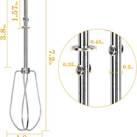 KitchenAid - Stainless Steel Turbo Beater - KHM2B