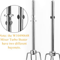 KitchenAid - Stainless Steel Turbo Beater - KHM2B