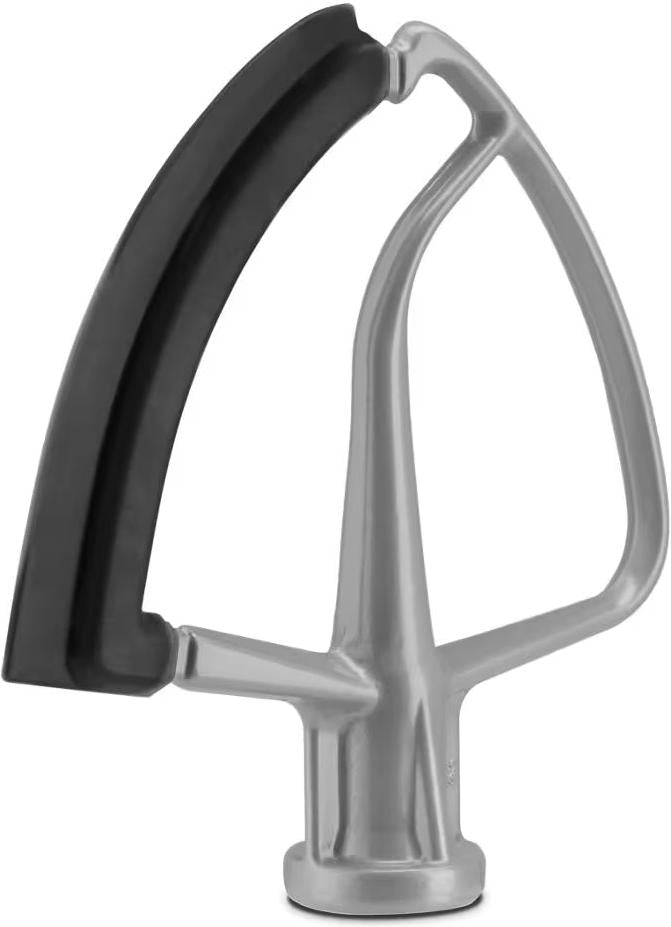 KitchenAid - Tilt-Head Subtle Silver Flex Edge Beater for 4.5 & 5 qt Stand Mixers - KFE5TS