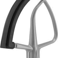KitchenAid - Tilt-Head Subtle Silver Flex Edge Beater for 4.5 & 5 qt Stand Mixers - KFE5TS
