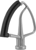 KitchenAid - Tilt-Head Subtle Silver Flex Edge Beater for 4.5 & 5 qt Stand Mixers - KFE5TS