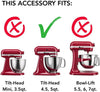 KitchenAid - Tilt-Head Subtle Silver Flex Edge Beater for 4.5 & 5 qt Stand Mixers - KFE5TS
