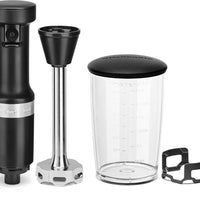 KitchenAid - Variable Speed Corded Hand Blender Black Matte - KHBV53BM