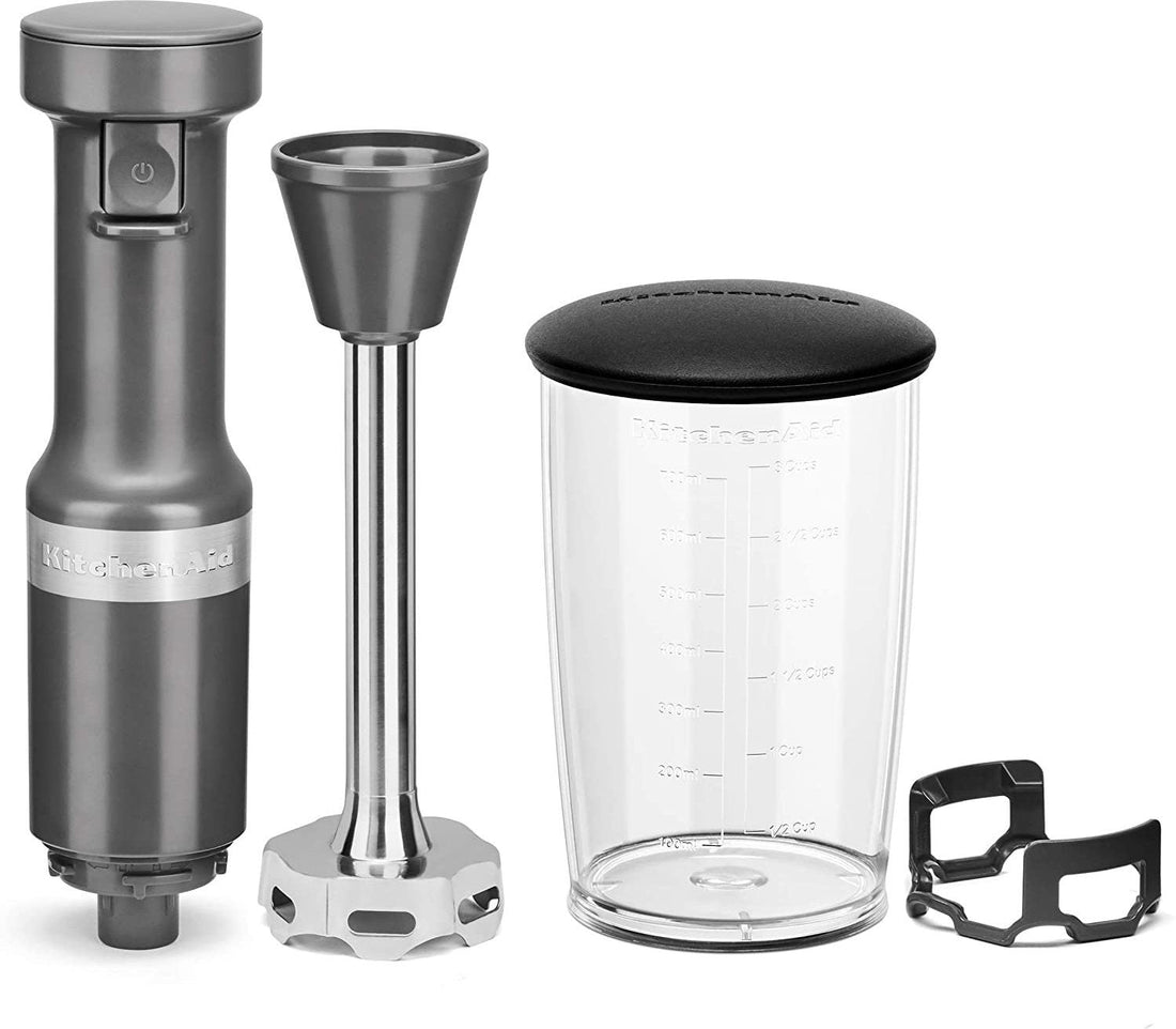KitchenAid - Variable Speed Corded Hand Blender Charcoal Grey - KHBV53DG