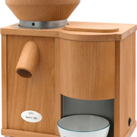 KoMo Mills - Duett 100 Beechwood Electric Mill and Flaker Combination Unit - 03011