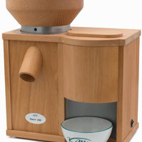 KoMo Mills - Duett 200 Beachwood Electric Mill and Flaker Combination Unit - 03008