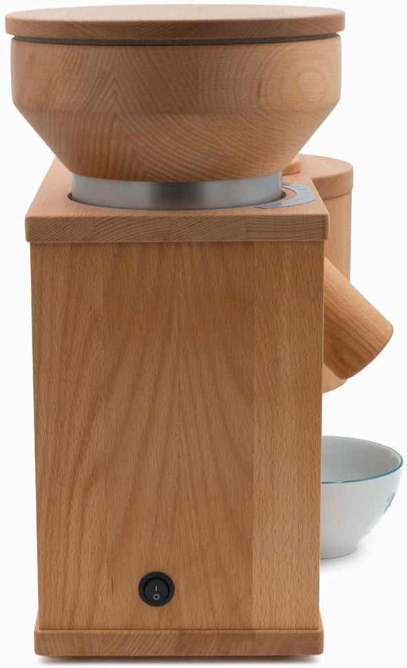 KoMo Mills - Duett 200 Beachwood Electric Mill and Flaker Combination Unit - 03008