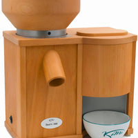 KoMo Mills - Duett 200 Beachwood Electric Mill and Flaker Combination Unit - 03008