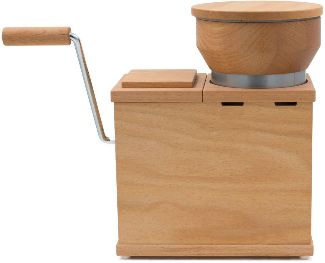 KoMo Mills - FidiFloc Medium Electric Mill and Hand Crank Flaker Combination Unit - 03009