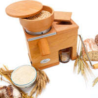 KoMo Mills - Fidifloc 21 Electric Mill and Hand Crank Flaker Combination Unit - 03010