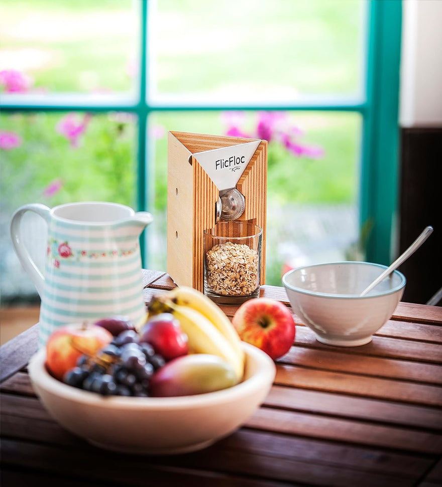 KoMo Mills - FlicFloc Hand Crank Flaker With Optional Table Mount - 01004