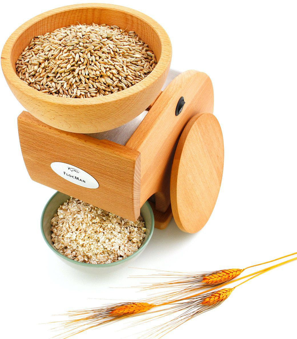 KoMo Mills - FlocMan Oat/Grain Electric Flaker - 01001