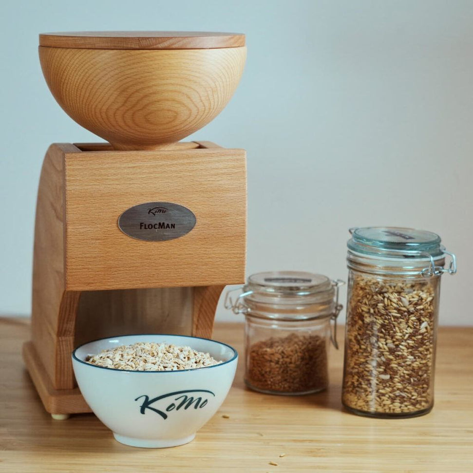 KoMo Mills - FlocMan Oat/Grain Electric Flaker - 01001