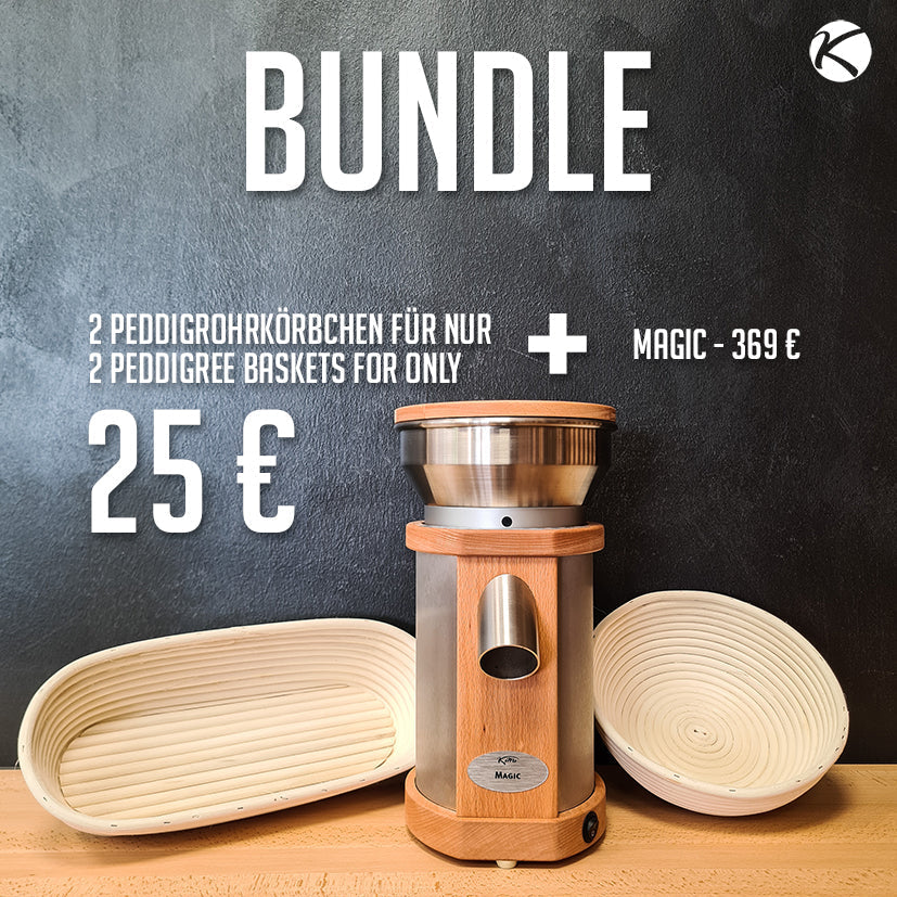 KoMo Mills - KoMo Magic Electric Grain Mill with Stainless Steel Body - 02018