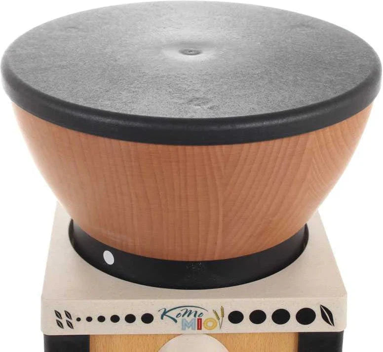 KoMo Mills - KoMo Mio Black Electric Grain Mill with Beechwood & Arboblend Housing - 02038