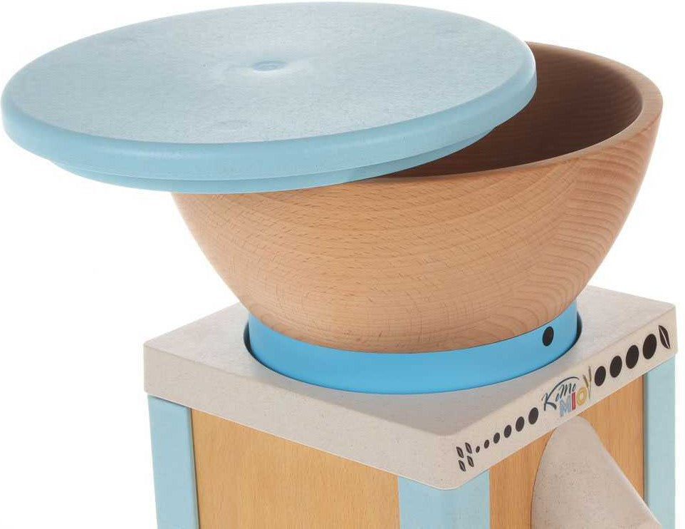 KoMo Mills - KoMo Mio Blue Electric Grain Mill with Beechwood & Arboblend Housing - 02042