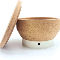 KoMo Mills - KoMo Mio Eco Plus White/Natural Electric Grain Mill with Beechwood & Arboblend Housing - 02054