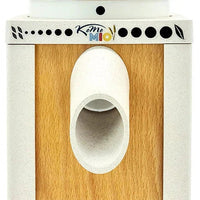 KoMo Mills - KoMo Mio Eco Plus White/Natural Electric Grain Mill with Beechwood & Arboblend Housing - 02054