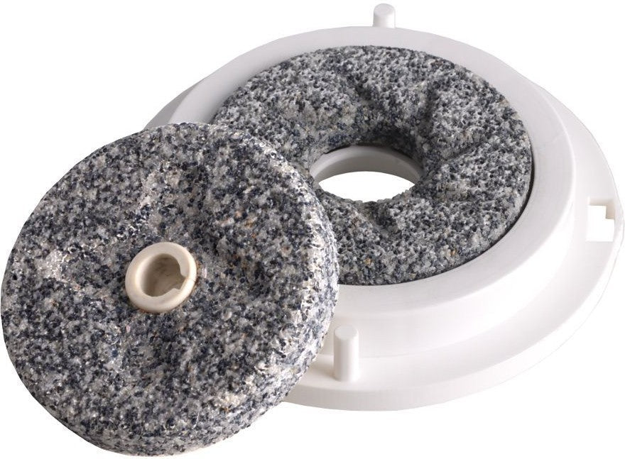 KoMo Mills - KoMo Mio Eco White/Natural Electric Grain Mill with Beechwood & Arboblend Housing - 02052