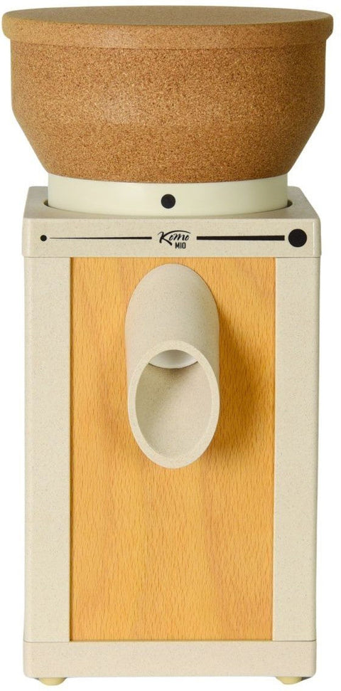 KoMo Mills - KoMo Mio Eco White/Natural Electric Grain Mill with Beechwood & Arboblend Housing - 02052