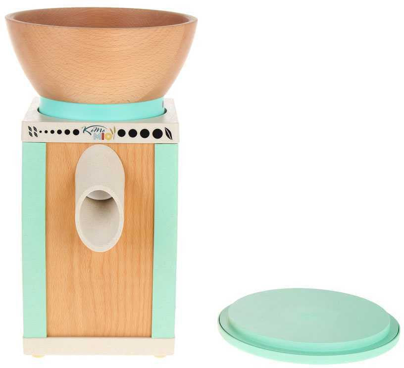 KoMo Mills - KoMo Mio Green/Mint Electric Grain Mill with Beechwood & Arboblend Housing - 02043