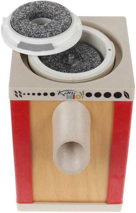 KoMo Mills - KoMo Mio Red Electric Grain Mill with Beechwood & Arboblend Housing - 02041