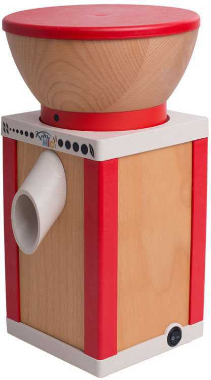 KoMo Mills - KoMo Mio Red Electric Grain Mill with Beechwood & Arboblend Housing - 02041