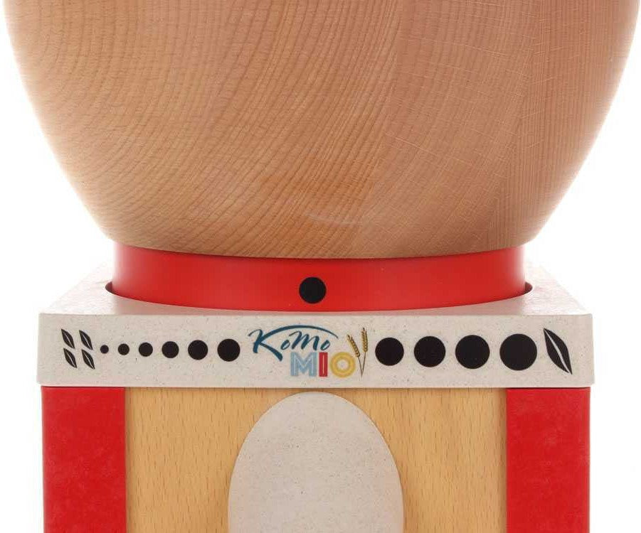 KoMo Mills - KoMo Mio Red Electric Grain Mill with Beechwood & Arboblend Housing - 02041