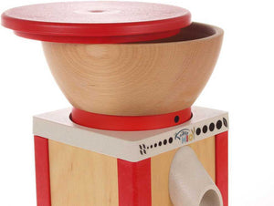 KoMo Mills - KoMo Mio Red Electric Grain Mill with Beechwood & Arboblend Housing - 02041