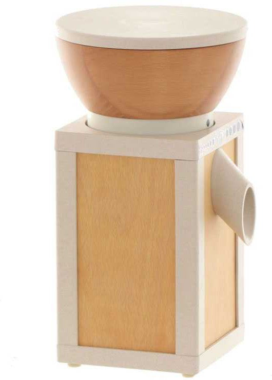 KoMo Mills - KoMo Mio White/Natural Electric Grain Mill with Beechwood & Arboblend Housing - 02039