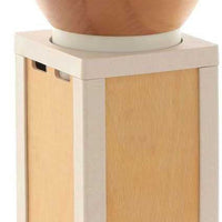 KoMo Mills - KoMo Mio White/Natural Electric Grain Mill with Beechwood & Arboblend Housing - 02039