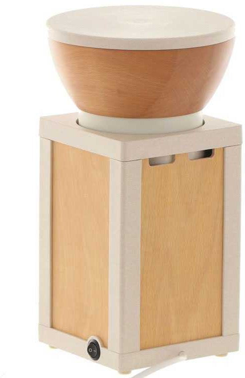 KoMo Mills - KoMo Mio White/Natural Electric Grain Mill with Beechwood & Arboblend Housing - 02039
