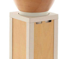 KoMo Mills - KoMo Mio White/Natural Electric Grain Mill with Beechwood & Arboblend Housing - 02039