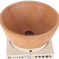 KoMo Mills - KoMo Mio White/Natural Electric Grain Mill with Beechwood & Arboblend Housing - 02039