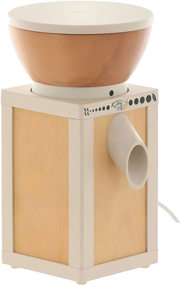 KoMo Mills - KoMo Mio White/Natural Electric Grain Mill with Beechwood & Arboblend Housing - 02039