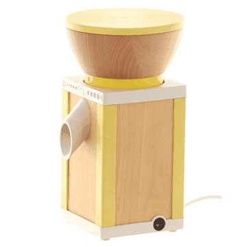 KoMo Mills - KoMo Mio Yellow Electric Grain Mill with Beechwood & Arboblend Housing - 02040