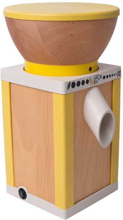 KoMo Mills - KoMo Mio Yellow Electric Grain Mill with Beechwood & Arboblend Housing - 02040
