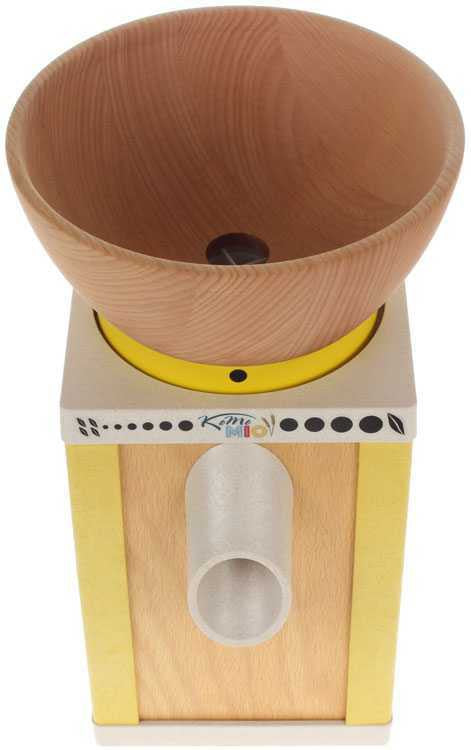 KoMo Mills - KoMo Mio Yellow Electric Grain Mill with Beechwood & Arboblend Housing - 02040