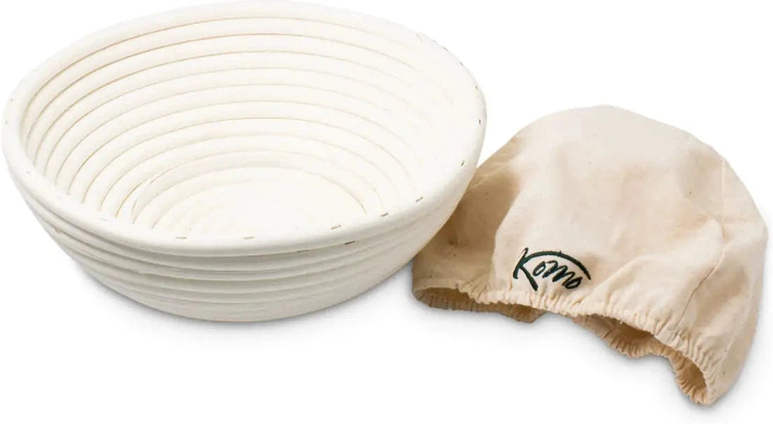 KoMo Mills - Round Proofing Basket with Linen Liner - 06045