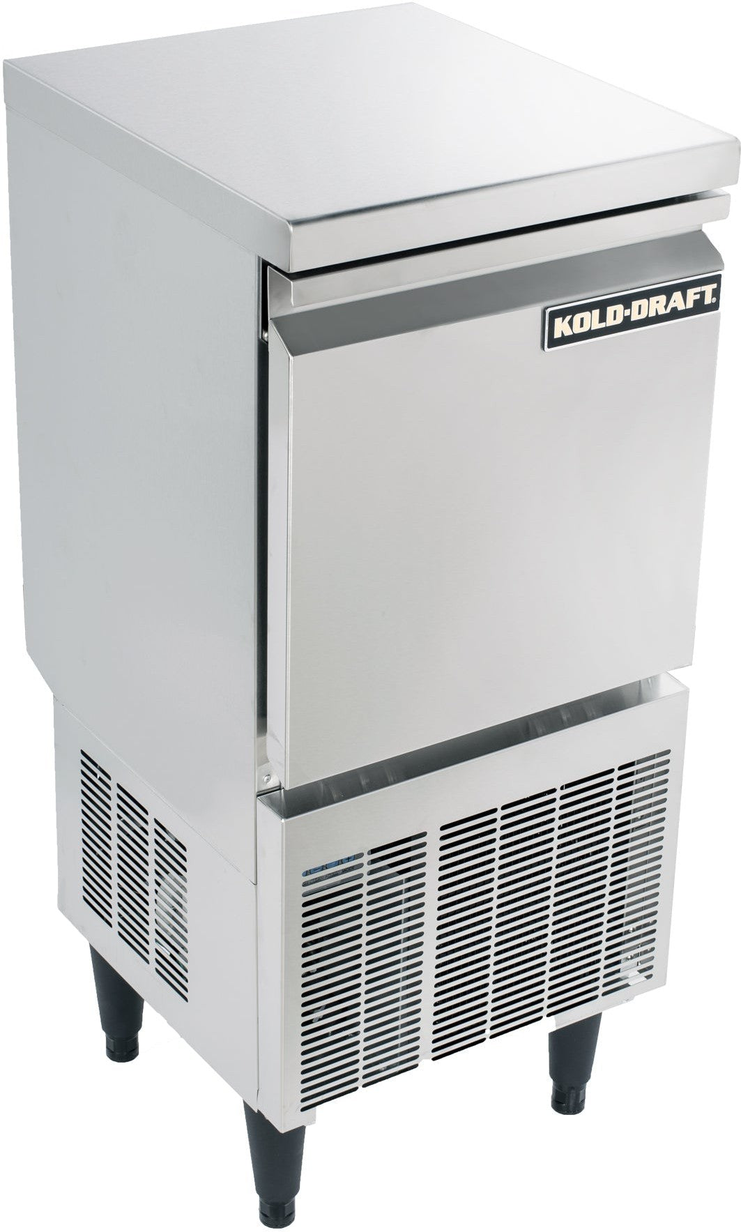 Kold Draft - 16"W 59 Lb Capacity Air Cooled Full Cube Undercounter Ice Machine - KD KD-50 (ETA 5-8 Weeks)