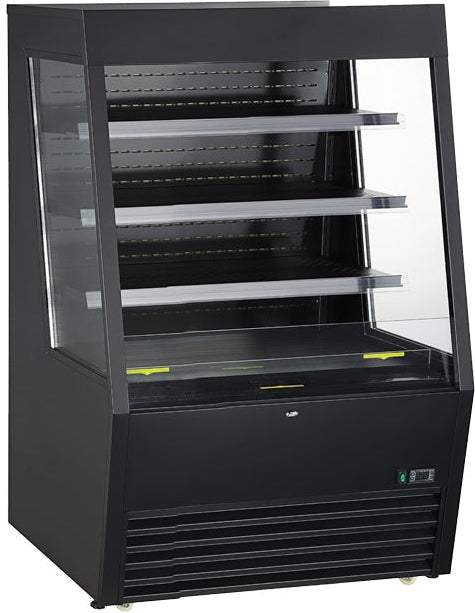 Kool-It - 36" Black Refrigerated Open Merchandiser - KOM-36XBK (Special Order, ETA 3 Months)