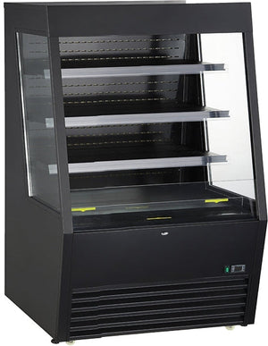 Kool-It - 36" Black Refrigerated Open Merchandiser - KOM-36XBK
