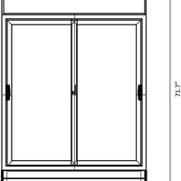 Kool-It - 48" Sliding Glass Door Merchandiser Refrigerator - KSM-40