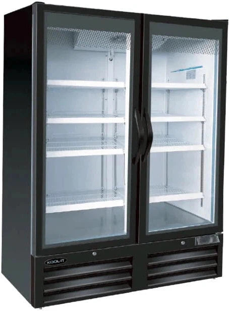 Kool-It - 52" Double Glass Door Display Freezer with Swing Door - KGF-52 (Special Order, ETA 3 Months)