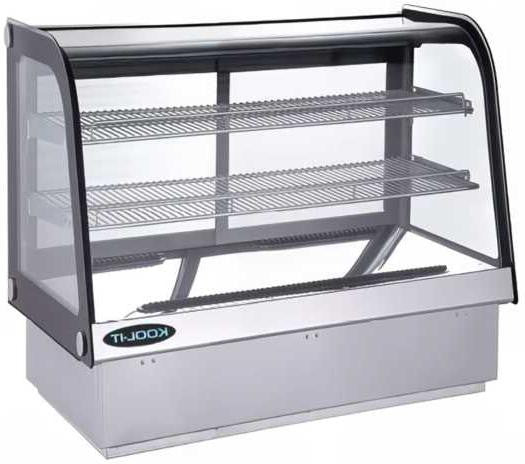 Kool-It - 60" Curved Glass Counter Top Display Refrigerator - KCD-60