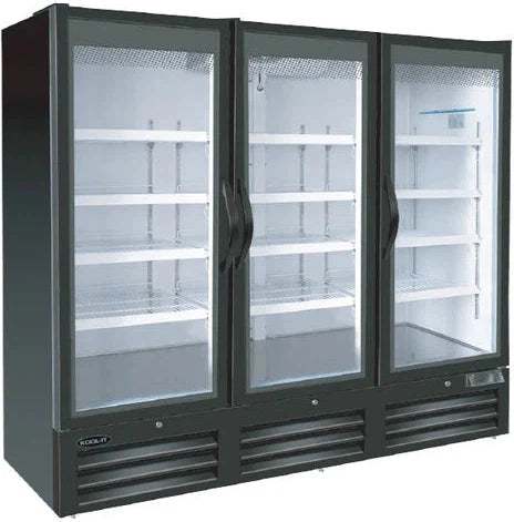 Kool-It - 78" Triple Glass Door Display Refrigerator - KGR-78 (Special Order, ETA 3 Months)