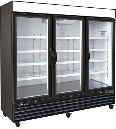 Kool-It - 81" Glass Door Merchandiser Freezer - KGF-72DV
